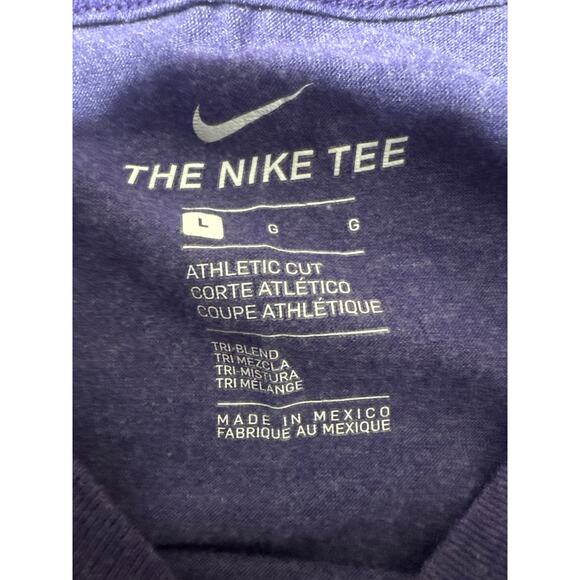 Nike LSU Tigers Men’s Large Blue T Shirt Athletic Cut Coliseum Graphic - Picture 3 of 5